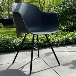 Leen Bakker Nolon Noa-Puk Kunststof Wit - Zwart Onderstel Sale