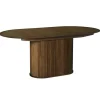 Nordic Home - Amie uitschuifbare eettafel 95x180-230 cm ovaal - bruin Clearance