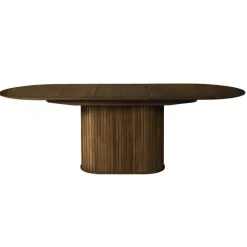 Nordic Home - Amie uitschuifbare eettafel 95x180-230 cm ovaal - bruin Clearance