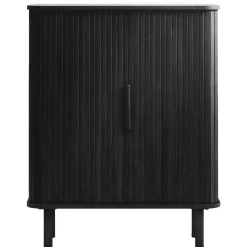 Nordic Home - Ingo eiken kabinet - 90 cm - zwart Discount