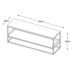 Nordic Home - Jonah bankje - 120 cm Best