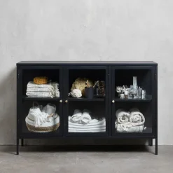 Nordic Home - Ragnar dressoir - 130 cm - zwart Clearance