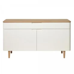 Nordic Home - Rune dressoir - 140 cm - eikenhout -naturel/wit Clearance