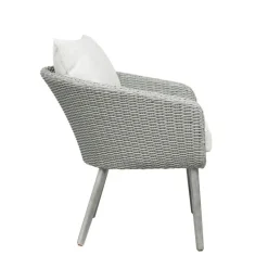 Nordic Home - Seth bistro set wicker - grijs/hout Hot