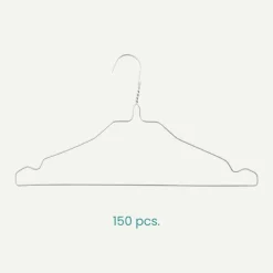 Nordix Kledinghangers set 150 stuks Metaal Draadhanger Kleerhangers Sale
