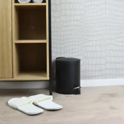 Nordix Pedaalemmer 3 Liter Badkamer Toilet Zwart Metaal Discount