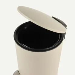 Nordix Pedaalemmer 3 Liter Badkamer Toilet Beige Metaal