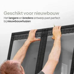 O'DADDY Deurgordijn Deluxe FIBER - Magnetisch Vliegengordijn 85x205 Zwart Sale