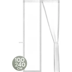 O'DADDY Deurgordijn Deluxe FIBER 100x240 - Magnetisch Vliegengordijn Wit New