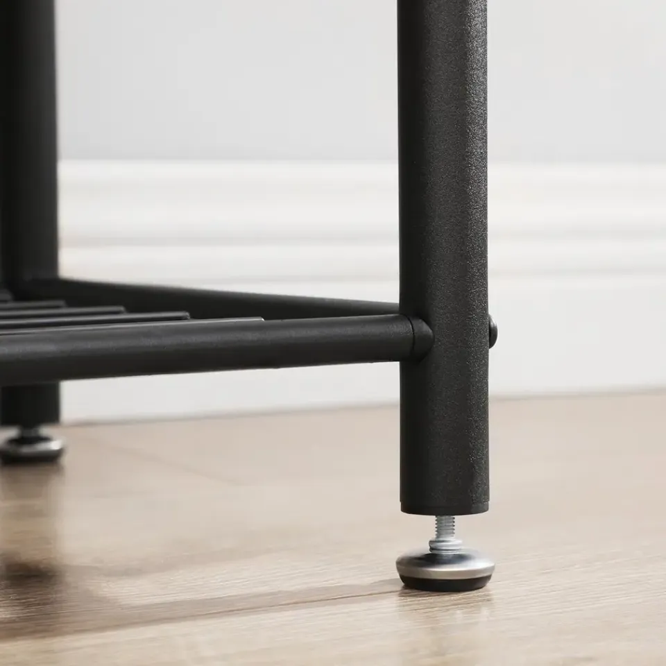 O'DADDY Kapstok met Schoenenrek - Zwart - 9 Haken - 2-Laags Rek Sale