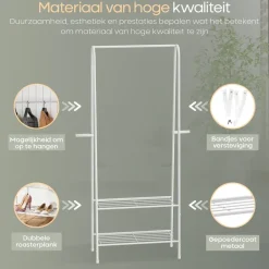 O'DADDY Kledingrek Staand - Garderoberek met Kledingstang Sale