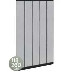 O'DADDY Lamellenhor 118x260 - Deurgordijn - zwart Best