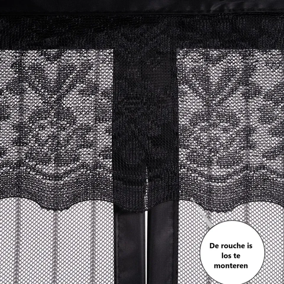 O'DADDY Magnetisch Vliegengordijn - Deurgordijn 100x230cm - Zwart Outlet