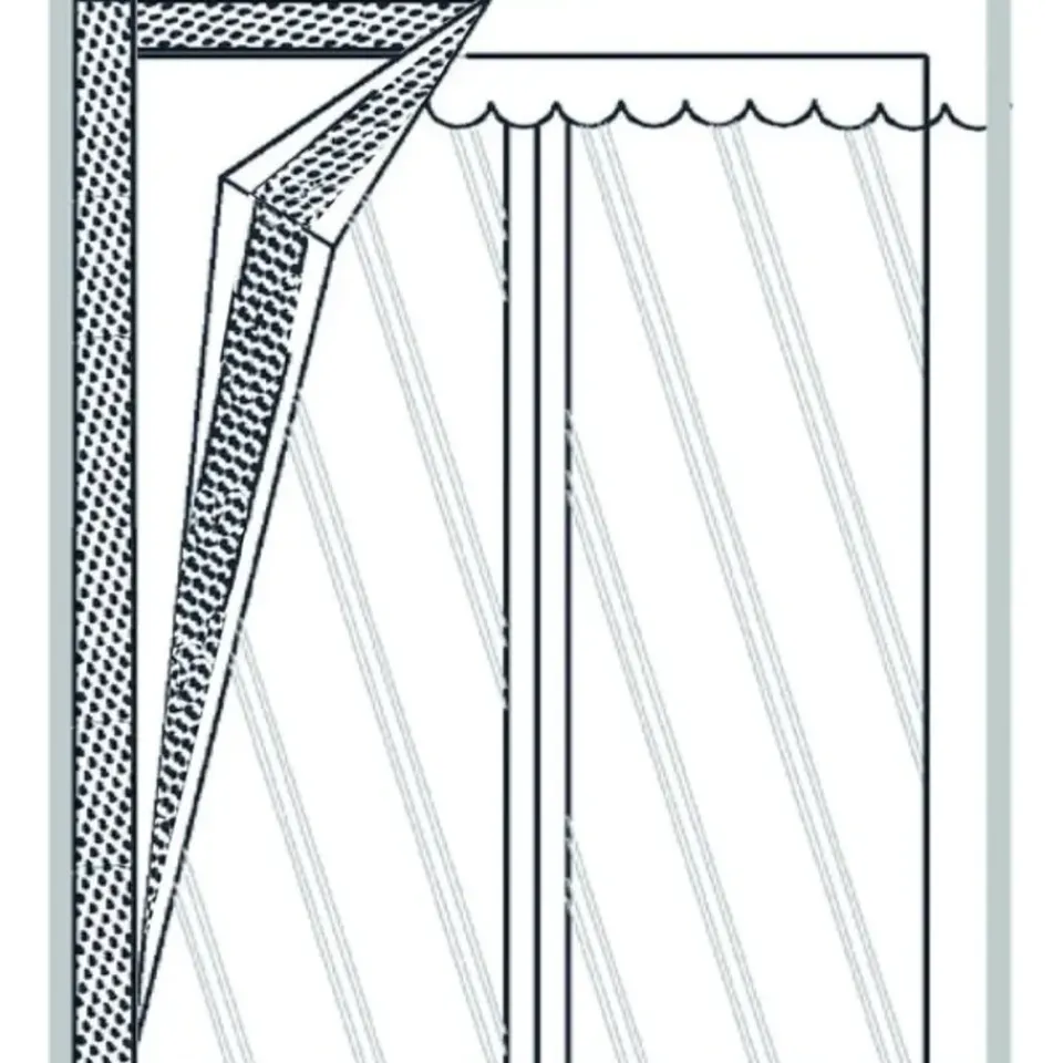 O'DADDY Magnetisch Vliegengordijn - Deurgordijn 100x230cm - Zwart Outlet