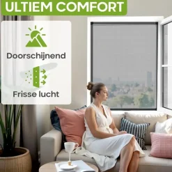 O'DADDY Raamhor - 130x150 cm - Aanpasbaar Vliegengaas