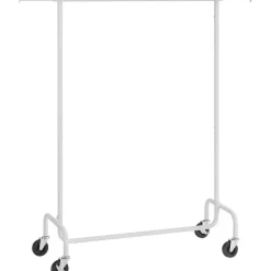 O'DADDY Verstelbaar Kledingrek op Wielen - 130 Kg Draagvermogen - Roestvrij Hot