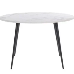 Beliani ODEON - Eettafel - Wit - 120 x 120 cm - MDF Online