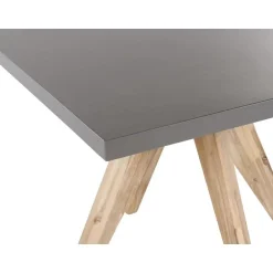 Beliani OLBIA - Tuinset voor 4 Vierkant - Grijs/Beige - Vezelcement Clearance