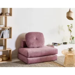 Beliani OLDEN - Slaapbank - Roze - Stof Clearance