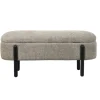 Giga Meubel Opbergbank Stof Taupe - Met Opbergruimte - 108x41x48cm - Vieve Hot