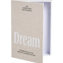 Leen Bakker Opbergboek Dream - naturel - 5x23x16 cm Online