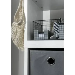 Leen Bakker Opbergbox Parijs - grijs - 31x31x31 cm Online