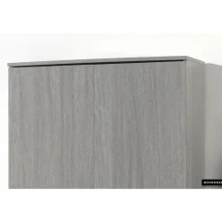 Rousseau Opbergkast Ray 80cm met 2 deuren en 4 legplanken - grijze eik Outlet