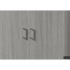 Rousseau Opbergkast Ray 80cm met 2 deuren en 4 legplanken - grijze eik Outlet