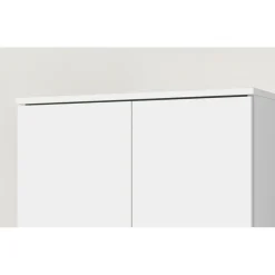 Rousseau Opbergkast Ray 60cm met 2 deuren en 4 legplanken - wit Outlet