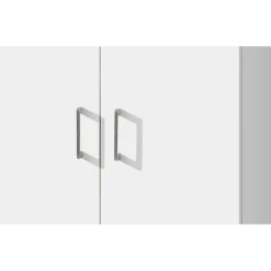 Rousseau Opbergkast Ray 60cm met 2 deuren en 4 legplanken - wit Outlet