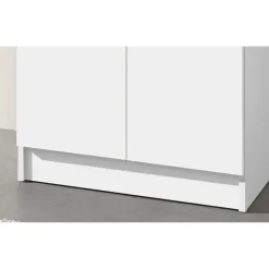 Rousseau Opbergkast Ray 60cm met 2 deuren en 4 legplanken - wit Outlet