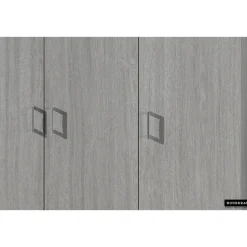 Rousseau Opbergkast Ray 120cm met 3 deuren en 4 legplanken - grijze eik Hot