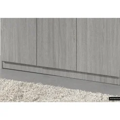 Rousseau Opbergkast Ray 120cm met 3 deuren en 4 legplanken - grijze eik Hot