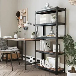 Songmics Opbergrek van industrieel roestvast staal, 30x75x150cm, 650kg