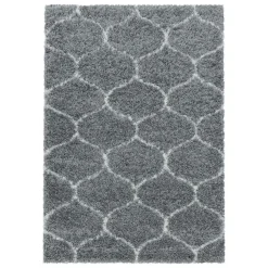 Muratap Opera Soft Shaggy Hoogpolig Vloerkleed Grijs - 200x290 CM Hot