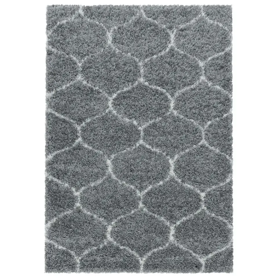 Muratap Opera Soft Shaggy Hoogpolig Vloerkleed Grijs - 200x290 CM Hot