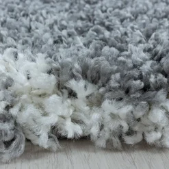 Muratap Opera Soft Shaggy Hoogpolig Vloerkleed Grijs - 200x290 CM Hot