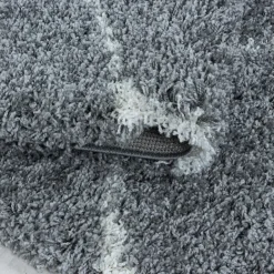 Muratap Opera Soft Shaggy Hoogpolig Vloerkleed Grijs - 200x290 CM Hot