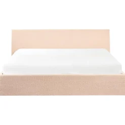 Beliani ORBEY - Bed met opbergruimte - Beige - 180 x 200 cm - Bouclé Discount