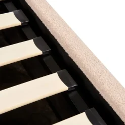 Beliani ORBEY - Bed met opbergruimte - Beige - 180 x 200 cm - Bouclé Discount