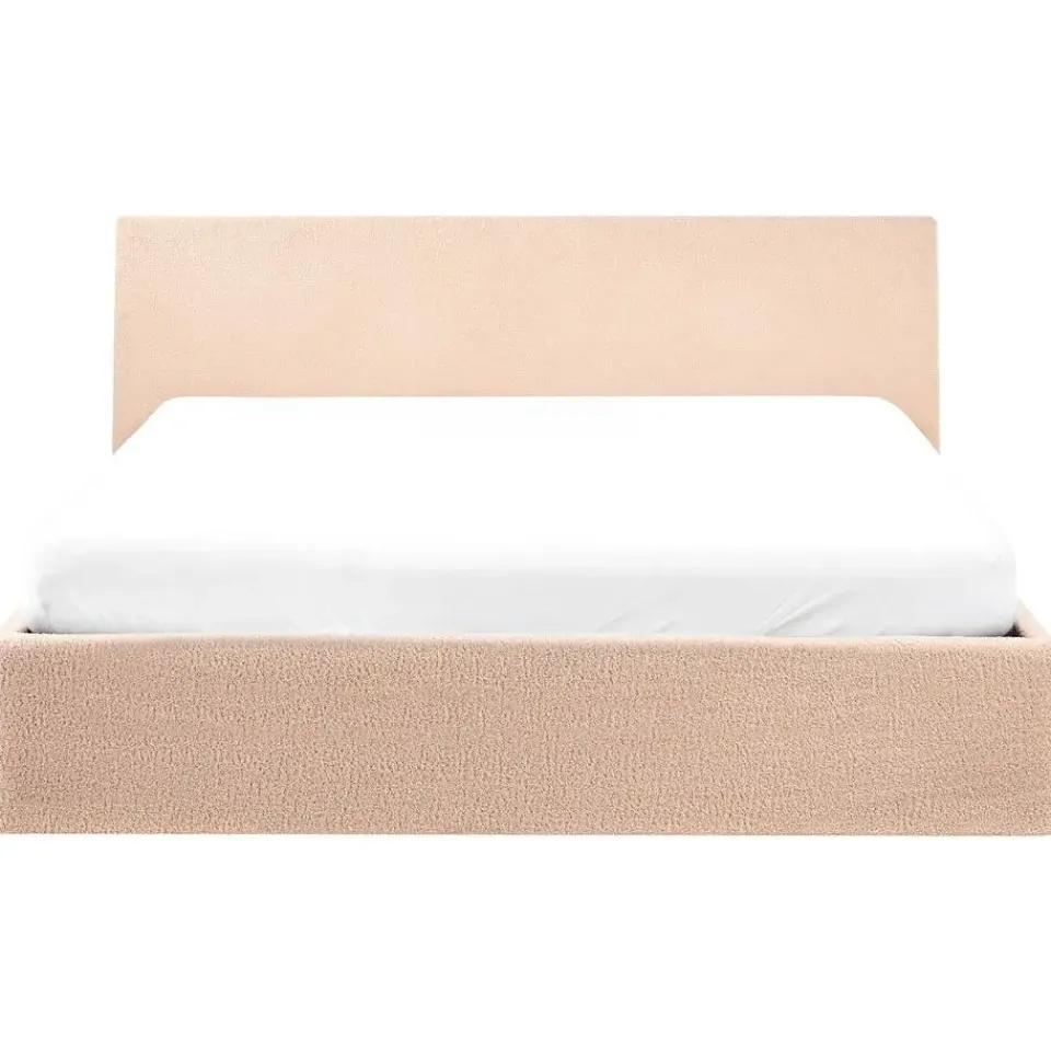 Beliani ORBEY - Bed met opbergruimte - Beige - 140 x 200 cm - Bouclé Best