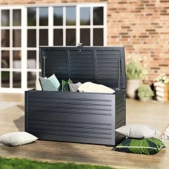 Orion Sit & Store aluminium opbergbox 590L antraciet Sale