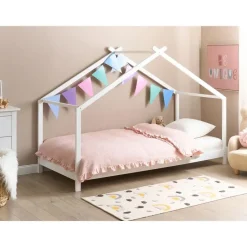 Beliani ORLU - Kinderbed - Wit - 90 x 200 cm - Dennenhout Sale