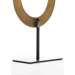 Light & Living Ornament op voet Waiwo - Antiek Brons/Zwart - 25x10x39cm Discount