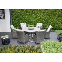 Garden Impressions Osborne dining fauteuil - earl grey - valley sand Outlet
