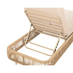 Beliani OSINI - Ligstoel - Natuurlijk - Rotan Outlet