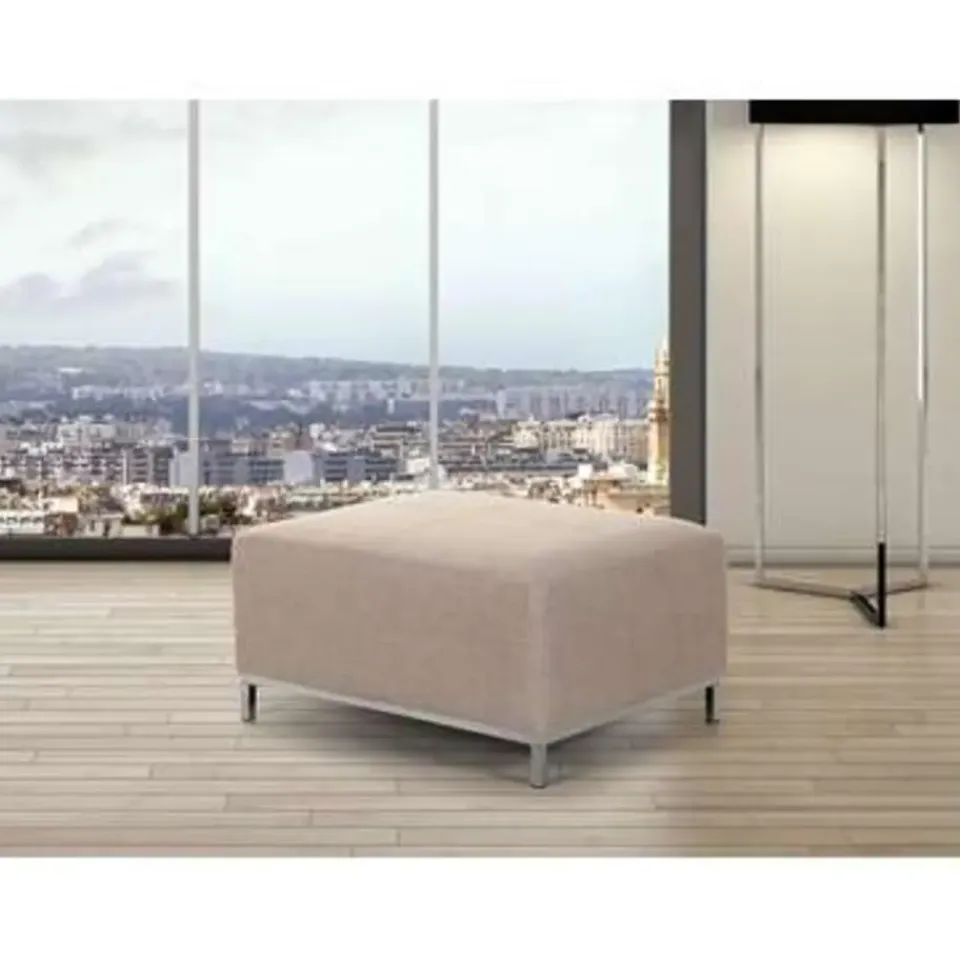 Beliani OSLO - Ottomaan - Beige - Polyester Clearance