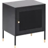 Leen Bakker OSSETT - Nachtkastje - Zwart - Staal