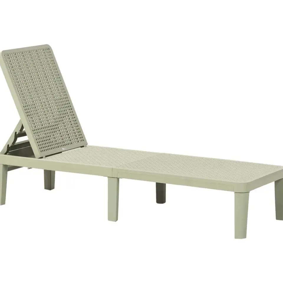 Leen Bakker OSSI - Ligstoel - Lichtgroen - Polypropyleen Discount