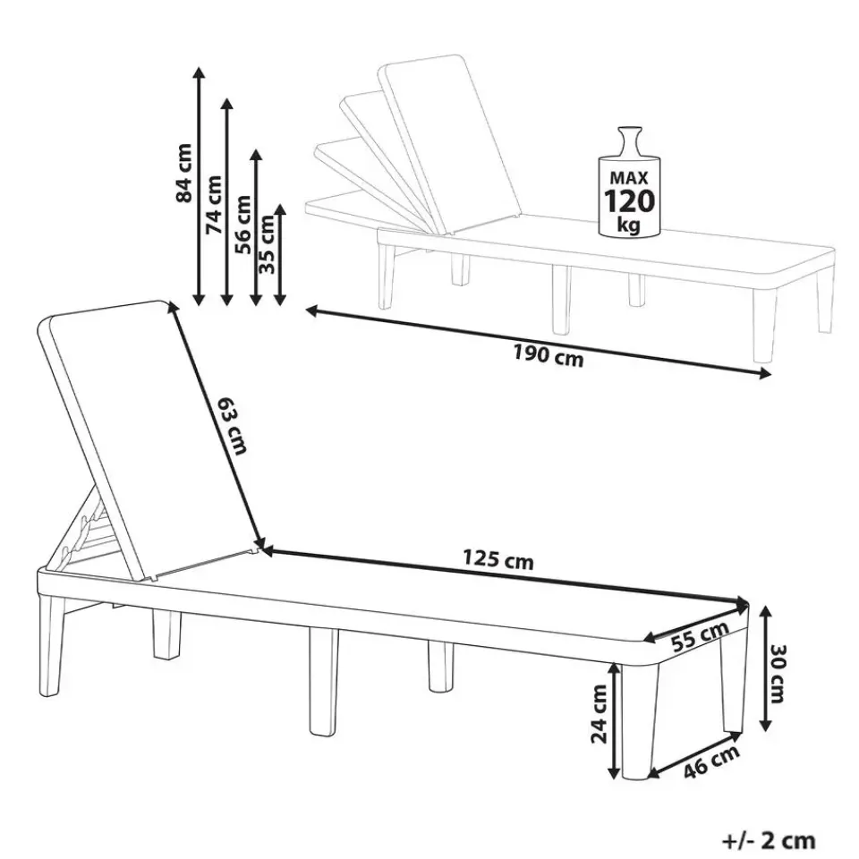 Leen Bakker OSSI - Ligstoel - Lichtgroen - Polypropyleen Discount